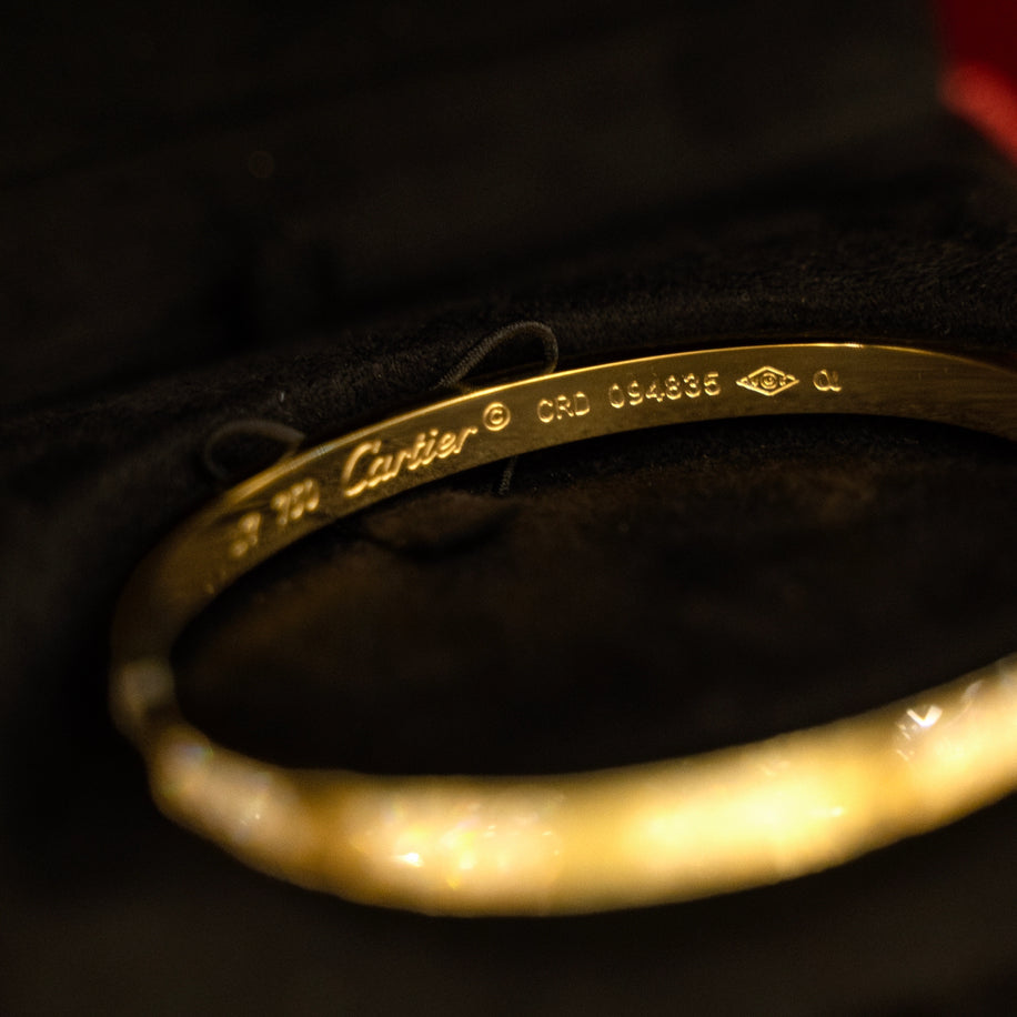 Cartier Love Unisex ( Gold Full Taşlı )