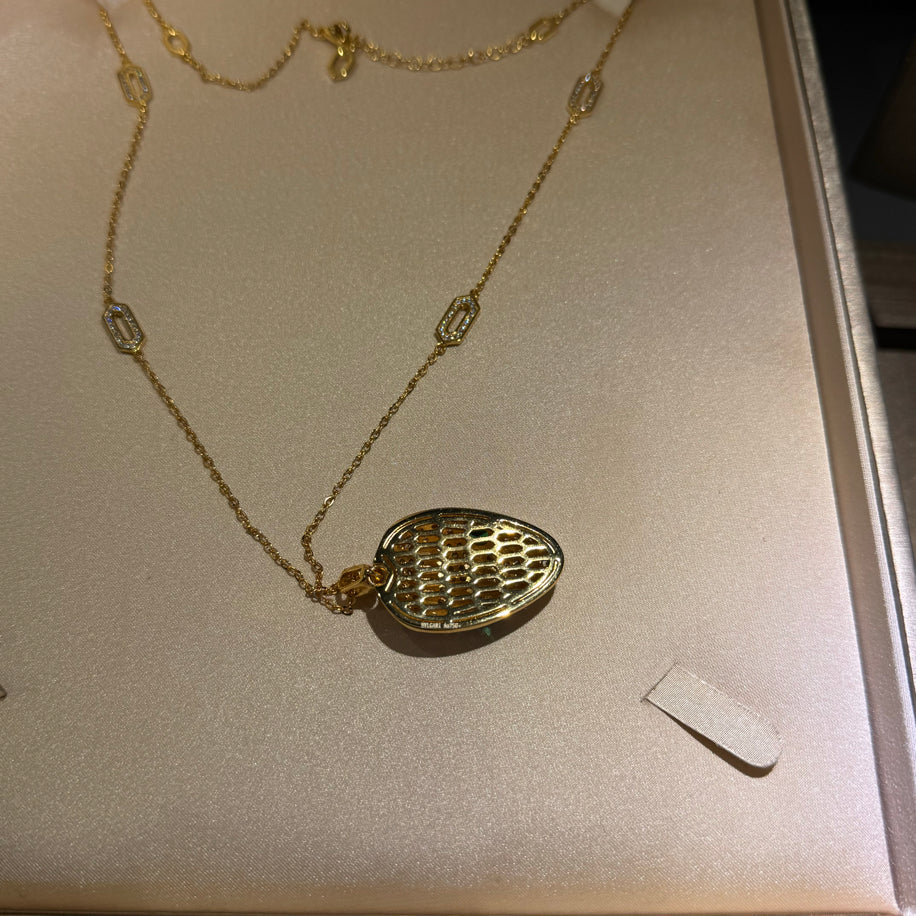 Bvlgari Serpenti Gold Taşlı Kolye