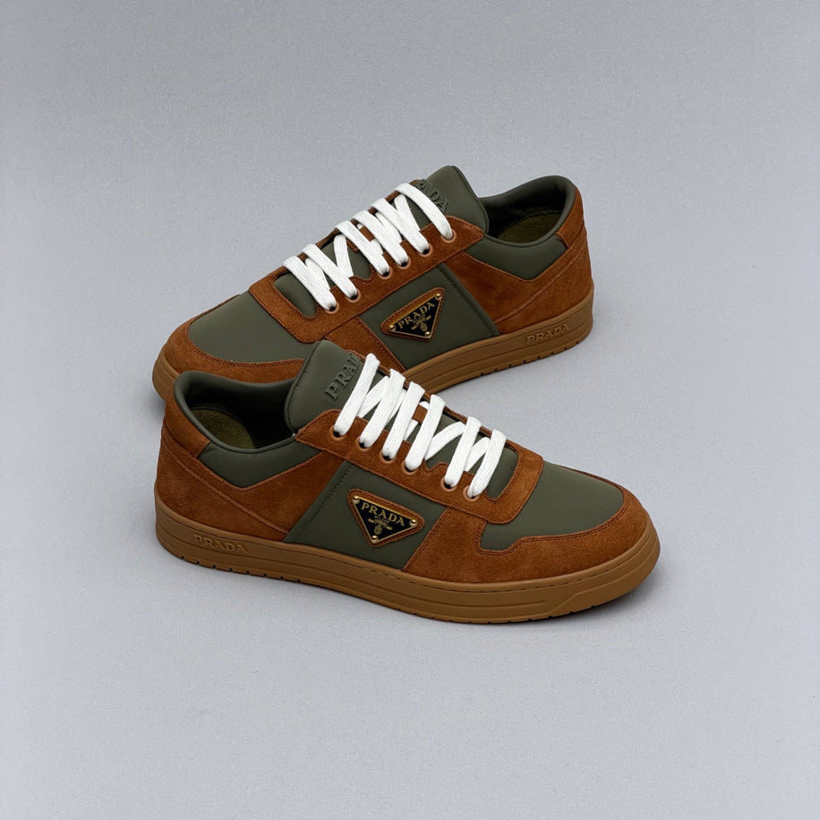 Prada Downtown Suede Sneakers