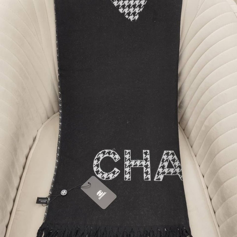 KARIŞIK Chanel Hakiki Kaşmir İpek Şal