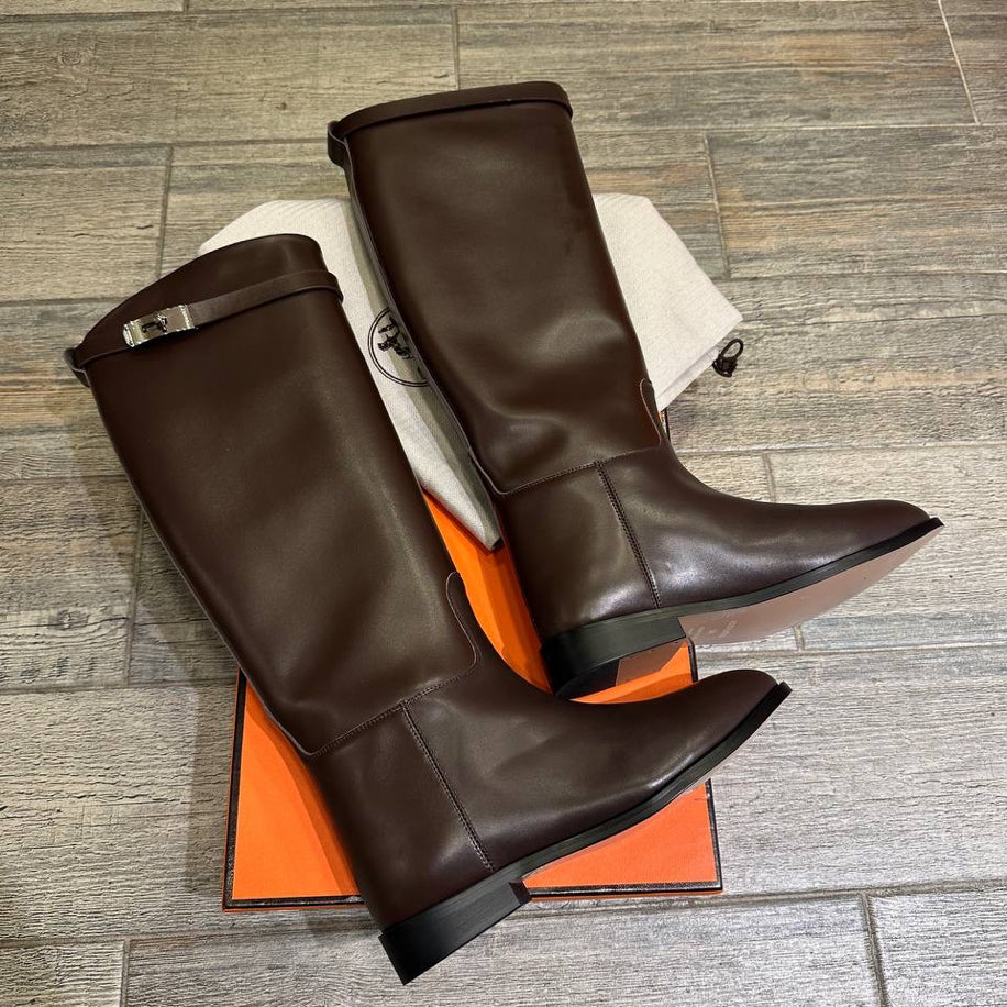 Hermes Women (Jumping Boots Brown Premium)