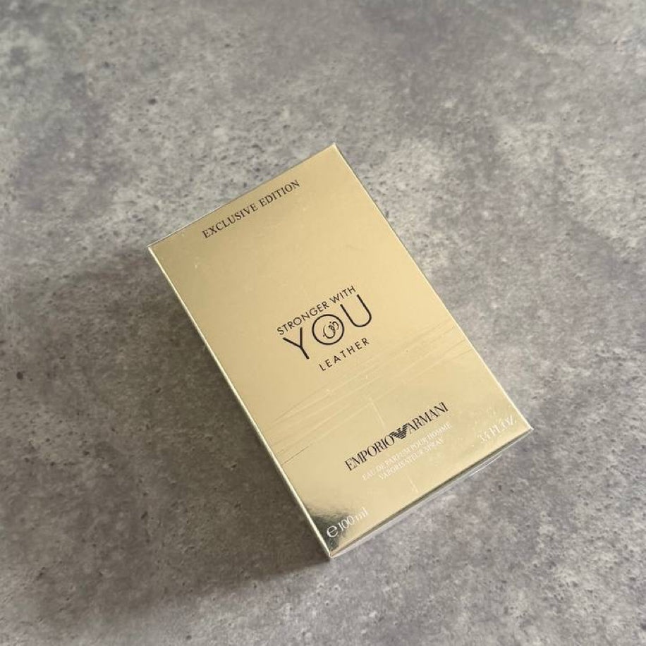 Emporio Armani Stronger With You Leather – Erkek