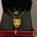 Cartier Panther Gold Taşlı Kolye