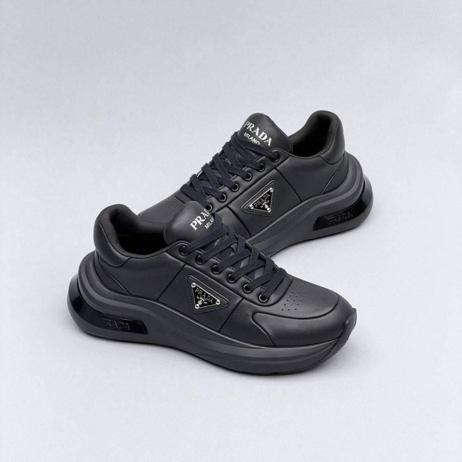 Prada Leather Black Sneaker