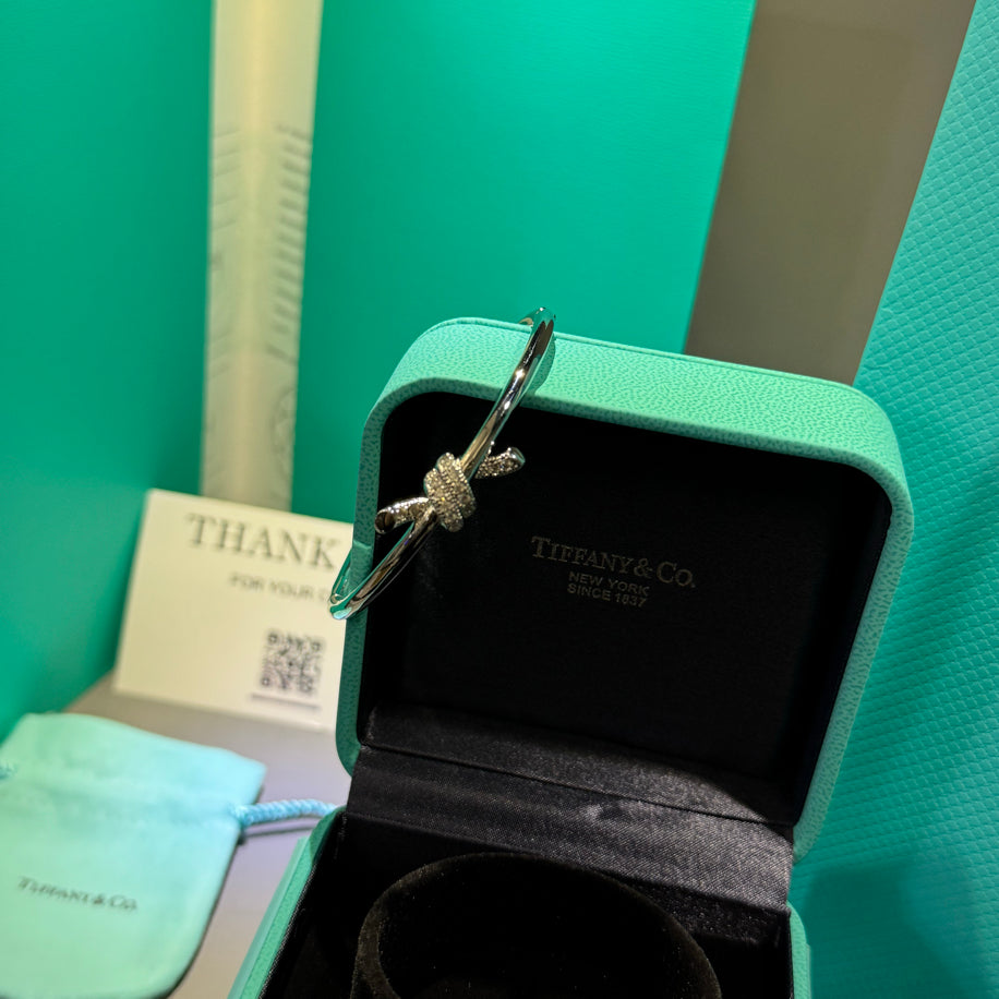 Tiffany Yarım Taşlı Silver Bileklik