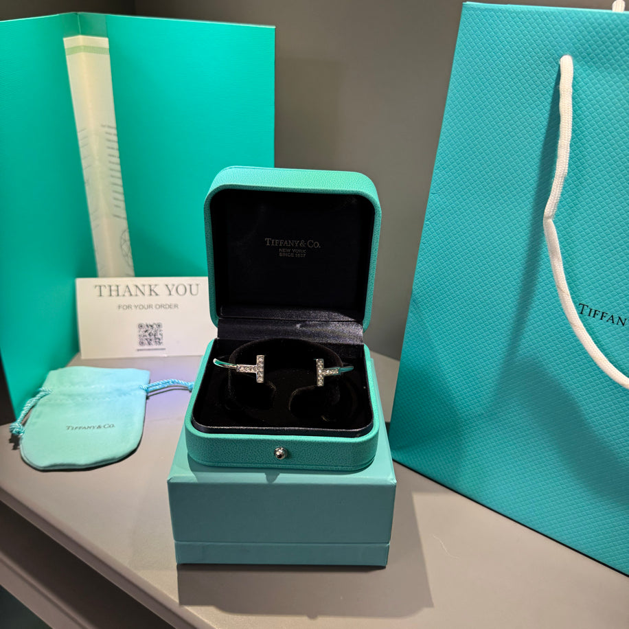 Tiffany T Silver Taşlı Bileklik