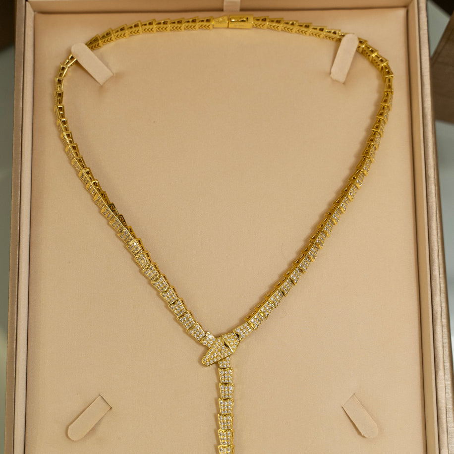 Bvlgari Viper Serpenti Kolye (Gold)