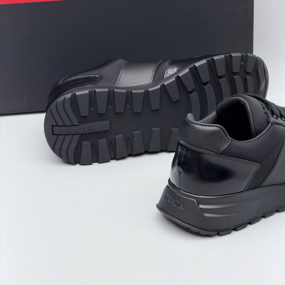 Prada Prax Leather Sneakers