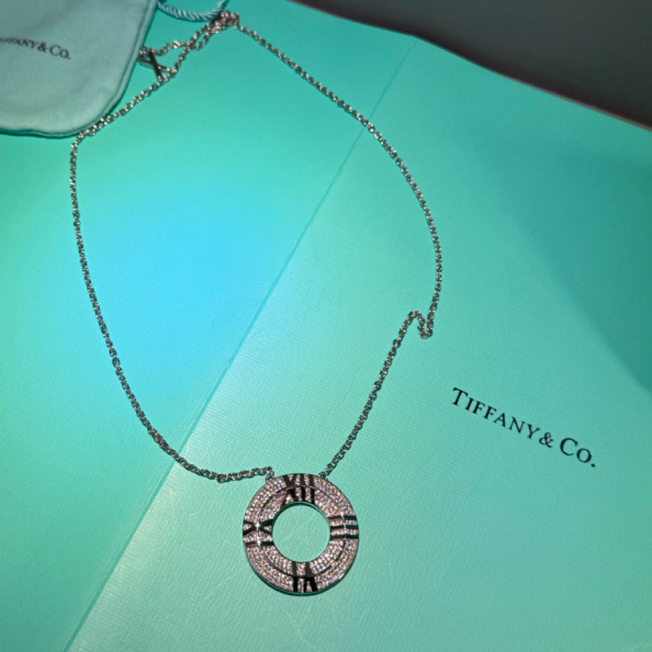 Tiffany Özel Ürün (Silver Taşlı) Kolye