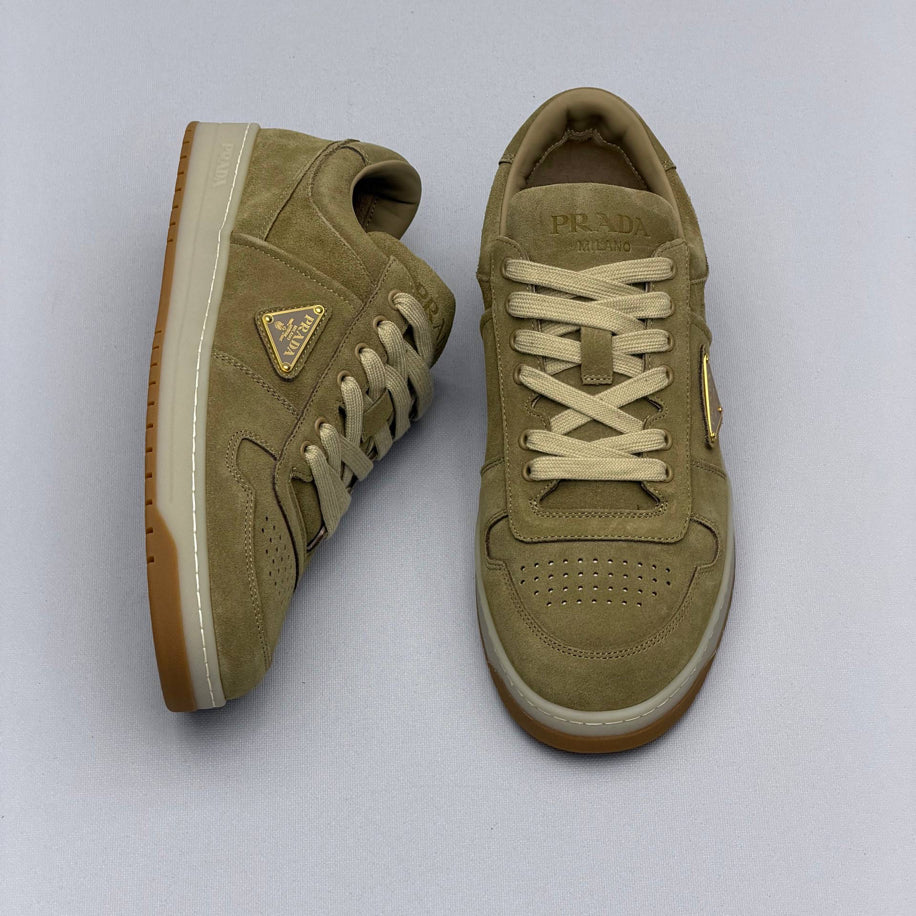 Prada Downtown Suede Sneakers