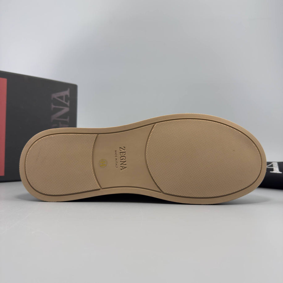 ZEGNA Triple Stitch Suede Sneaker