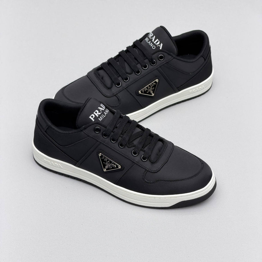 Prada Downtown Leather Sneakers