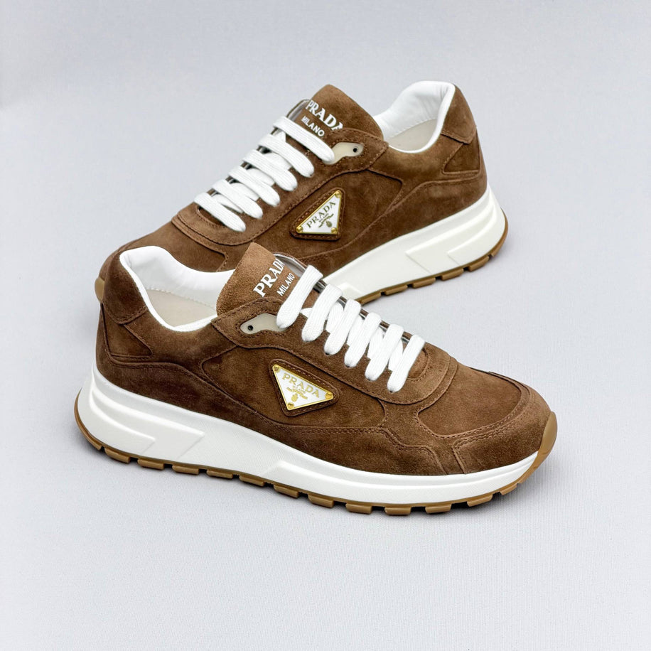 Prada Downtown Suede Sneaker