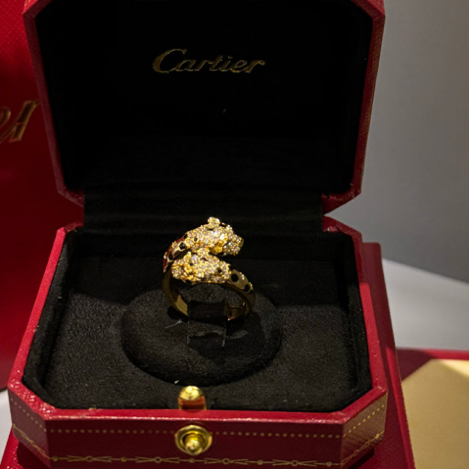 Cartier Panther (Gold) Taşlı Yüzük