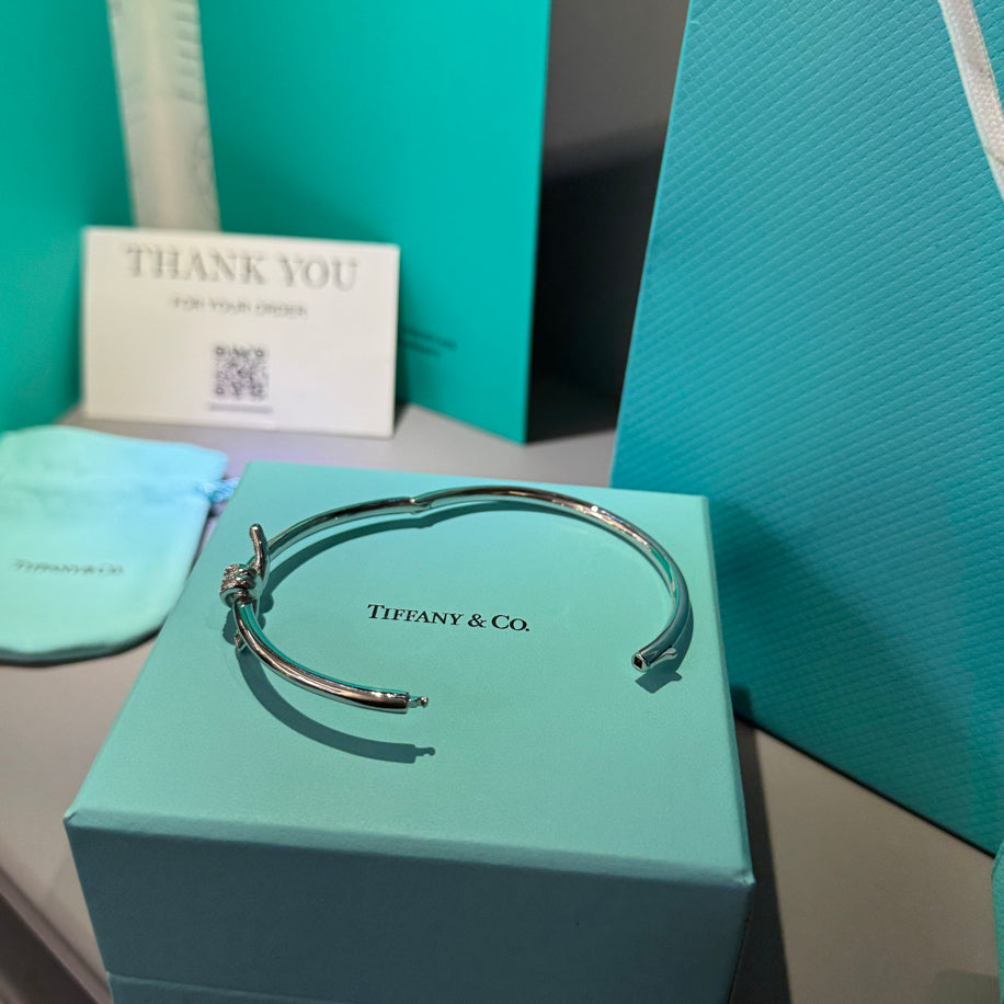 Tiffany Yarım Taşlı Silver Bileklik