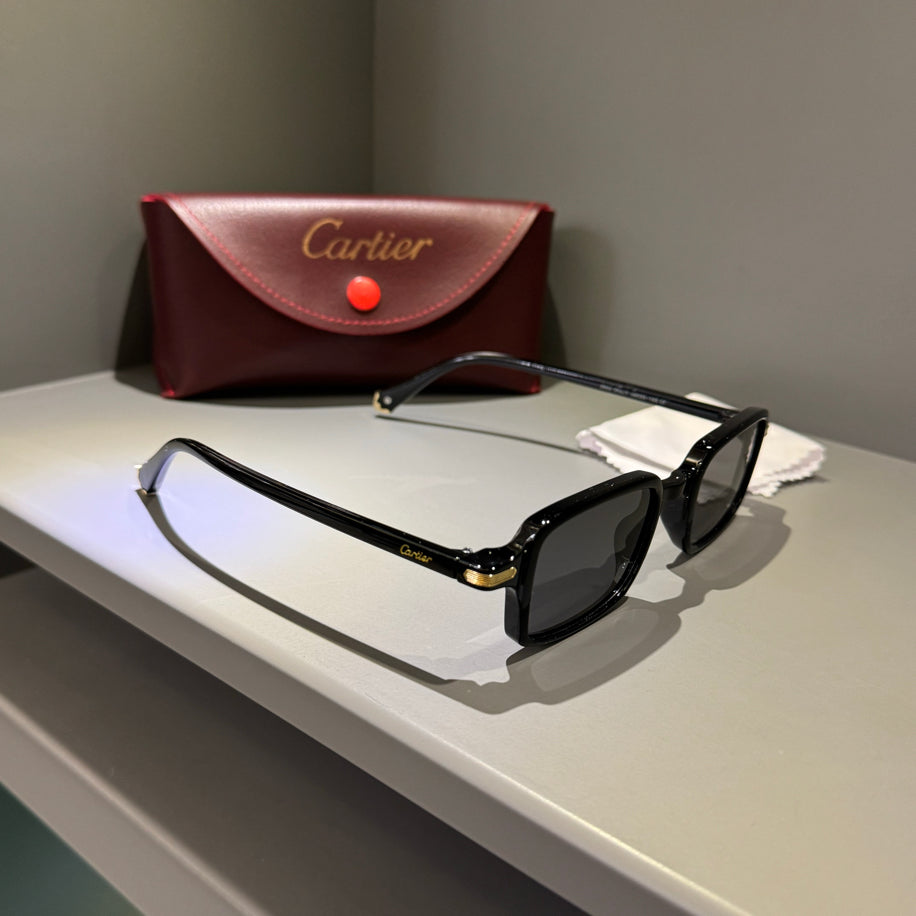 Cartier Unisex Gözlük ( Siyah Cam)