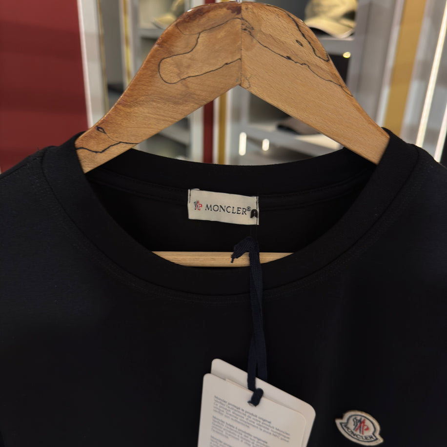 Moncler Logo Detaylı İthal Kumaş T-Shirt