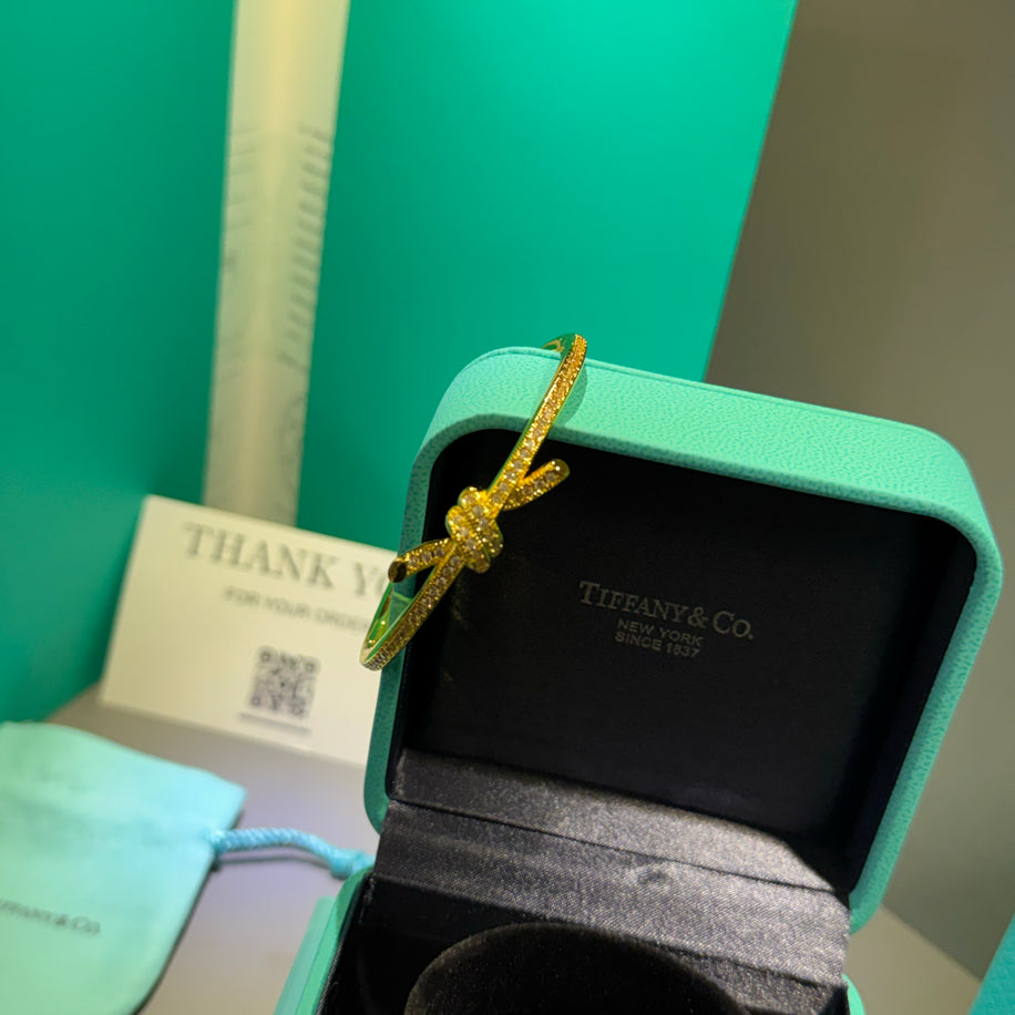 Tiffany Gold Full Taşlı Bileklik
