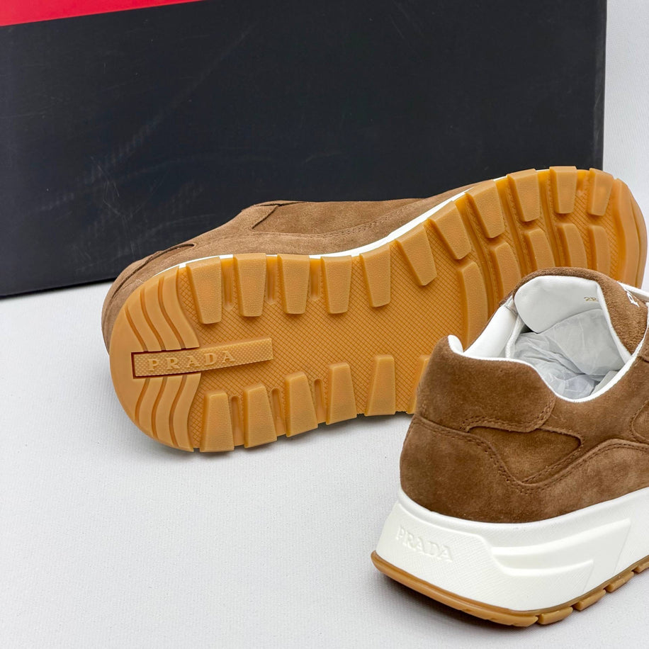 Prada Downtown Suede Sneaker