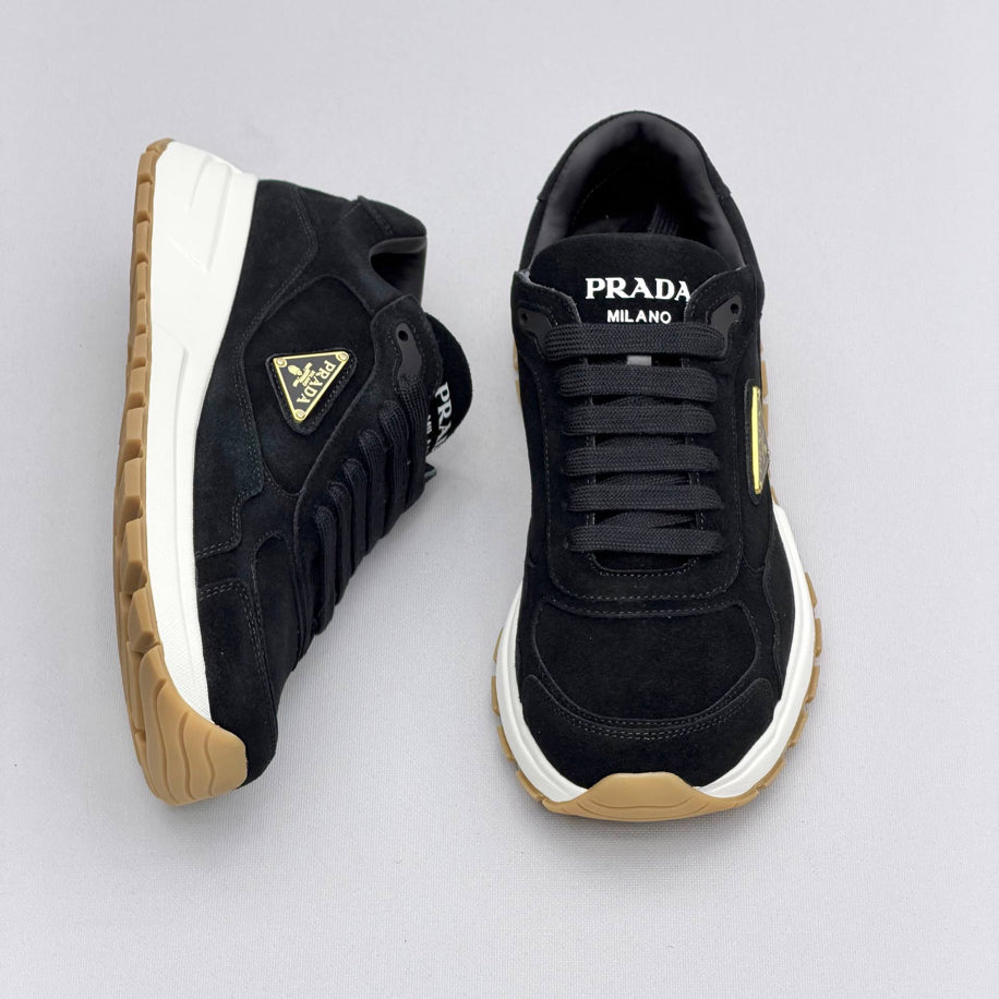 Prada Downtown Suede Sneaker