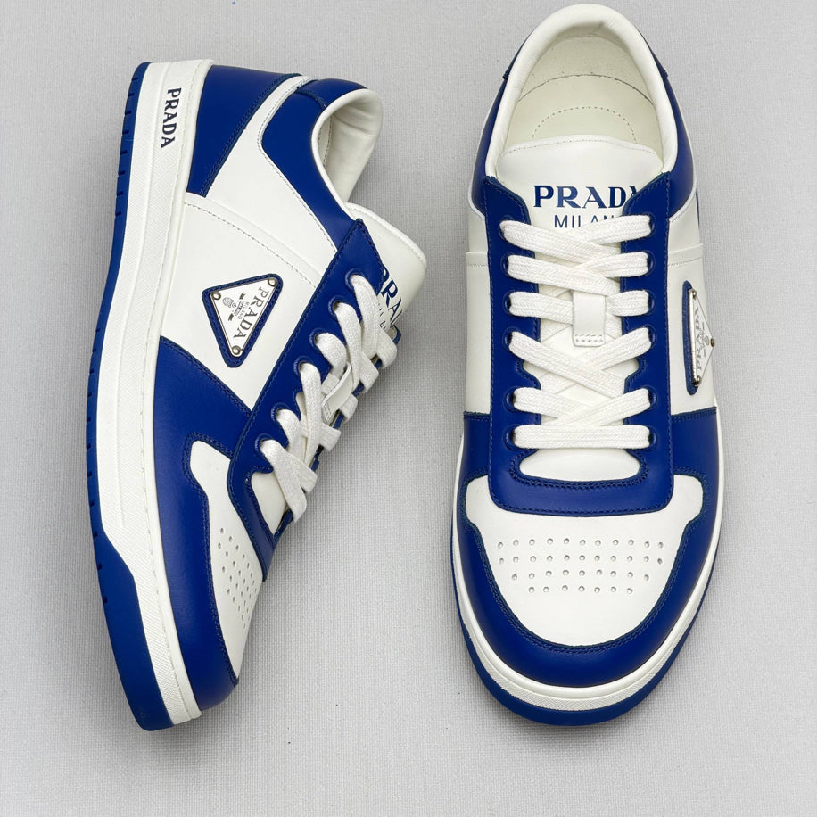 Prada Downtown Leather Sneakers