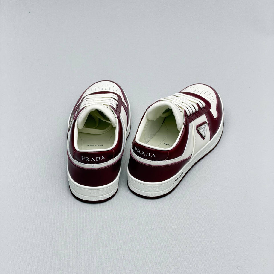 Prada Downtown Leather Sneakers
