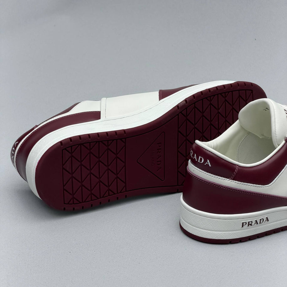 Prada Downtown Leather Sneakers