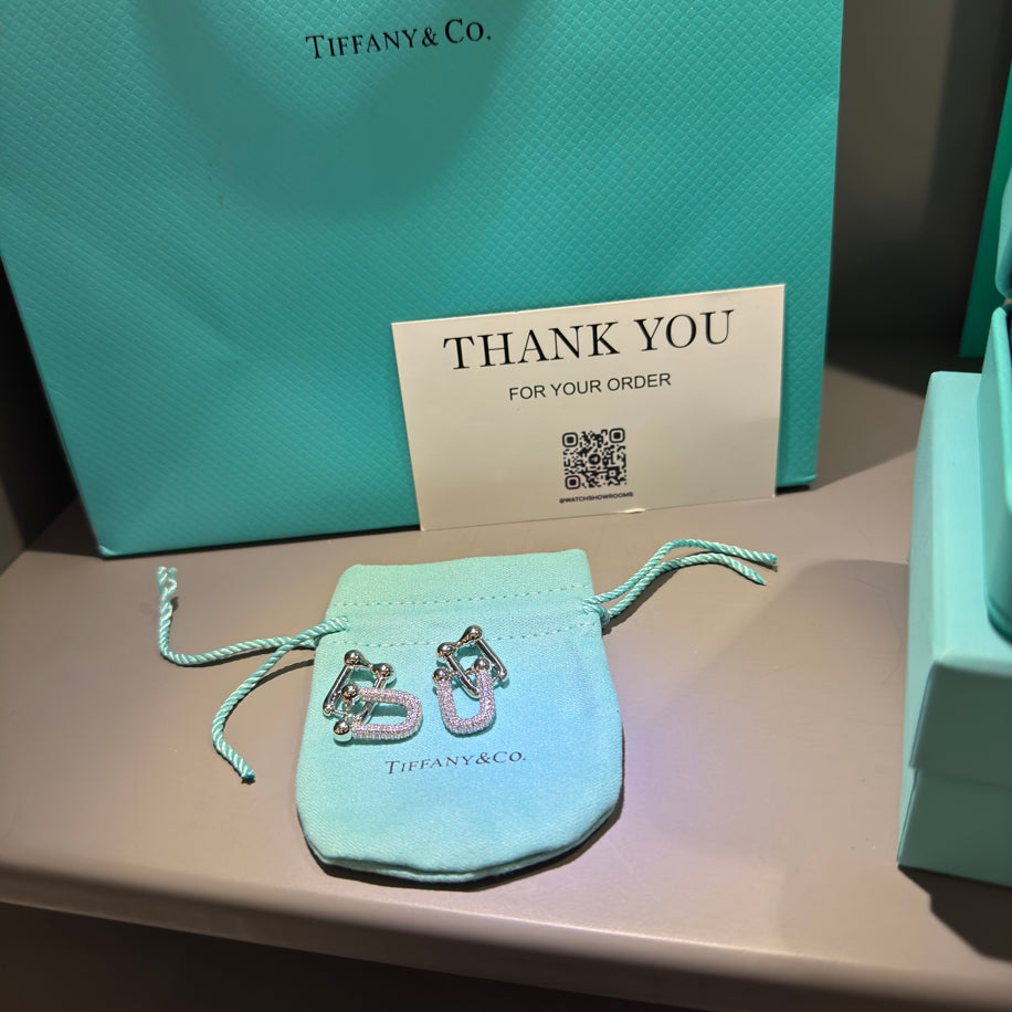 Tiffany   Co Hardwear Küpe Silver Taşlı