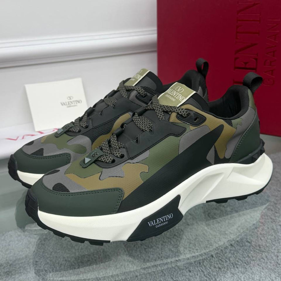 Valentino Garavani True Act Green Sneakers