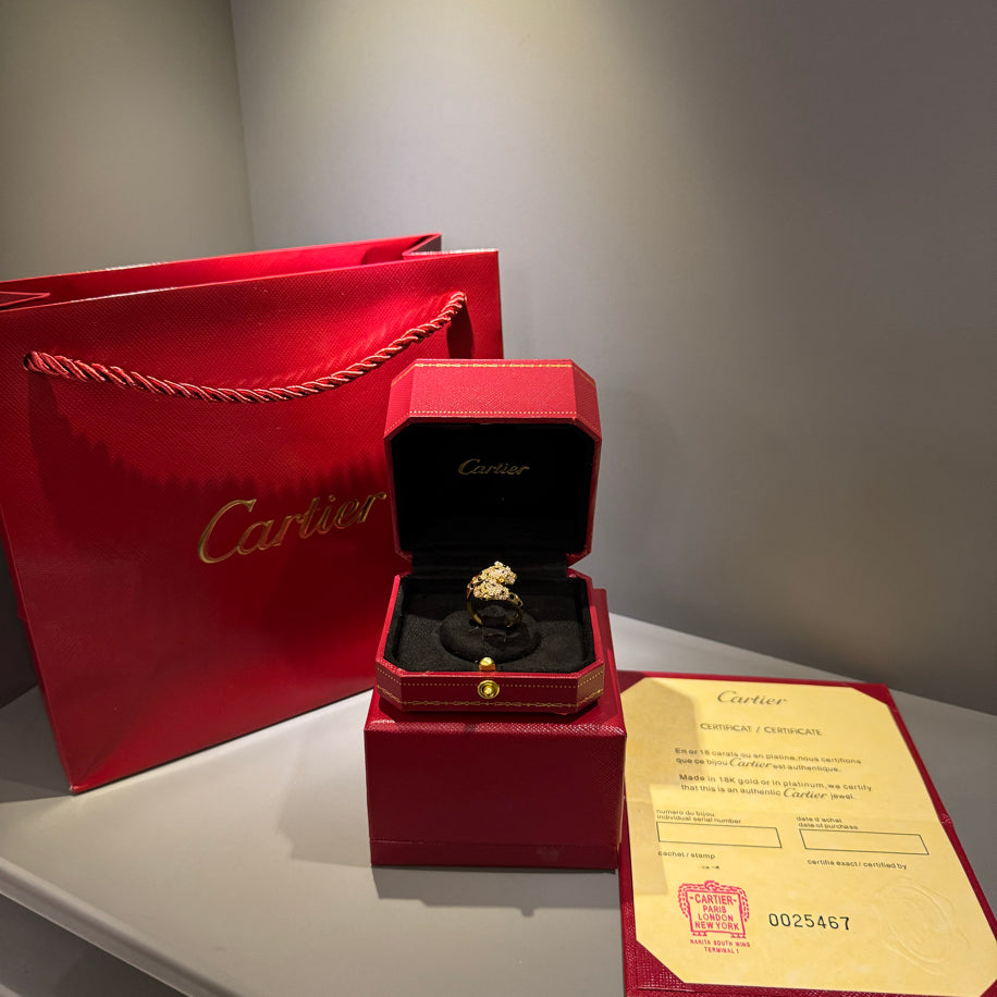Cartier Panther (Gold) Taşlı Yüzük