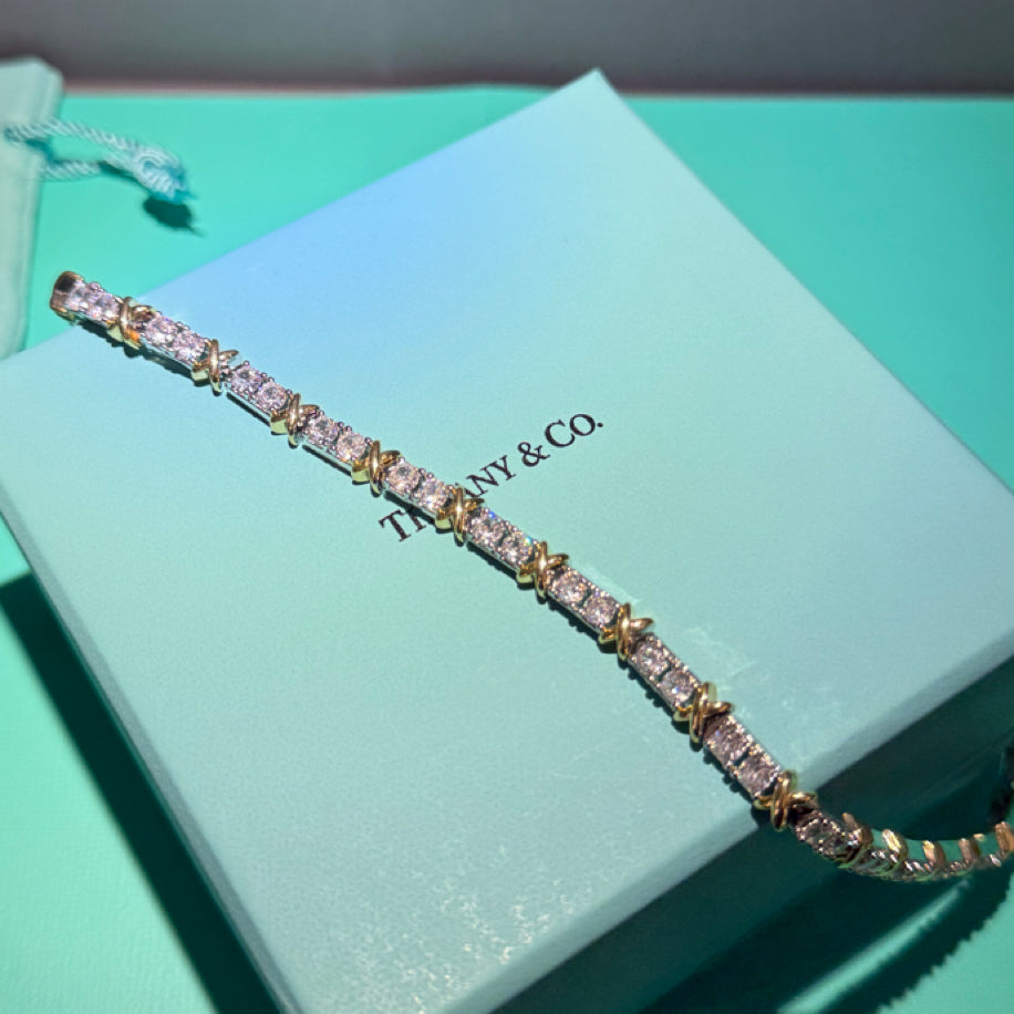 Tiffany (Gold Taşlı) Kolye