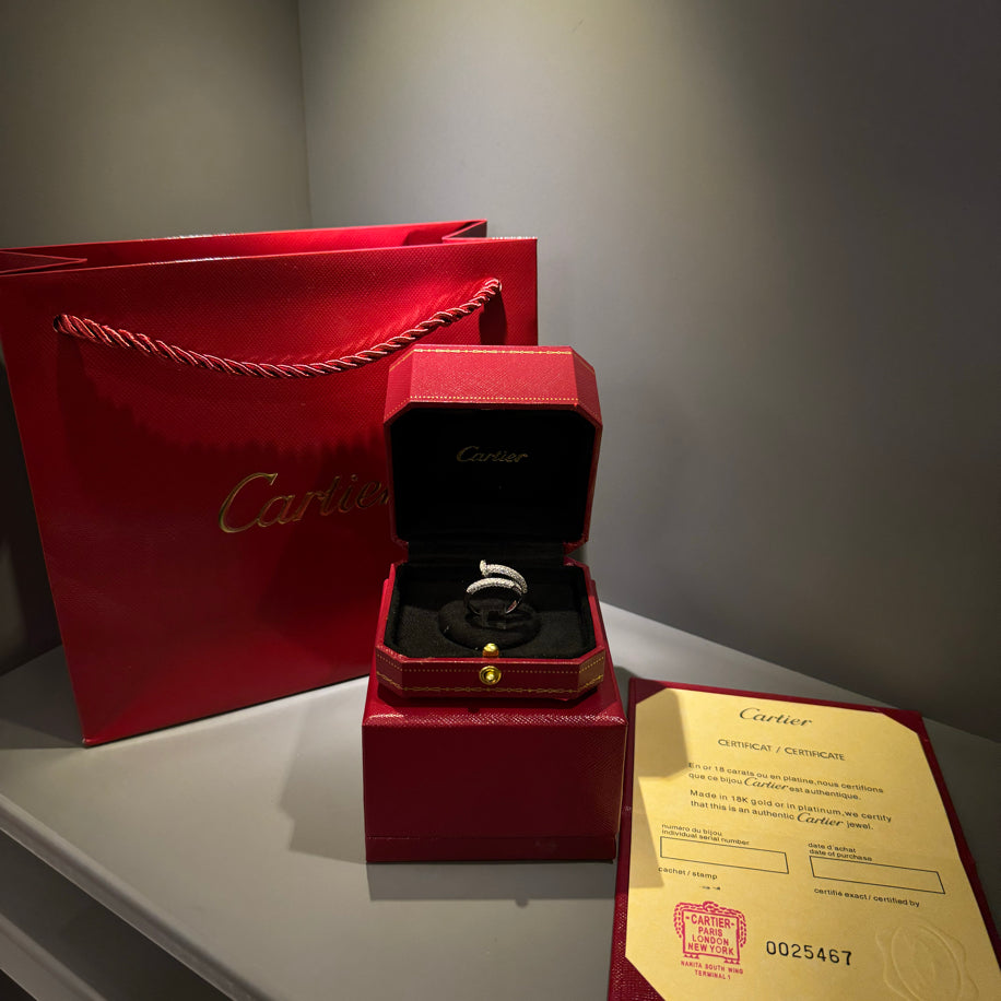 Cartier Çivi (Silver) Taşlı Yüzük