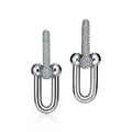 Tiffany   Co Hardwear Küpe Silver Taşlı