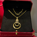 Cartier Panther Gold Taşlı Kolye