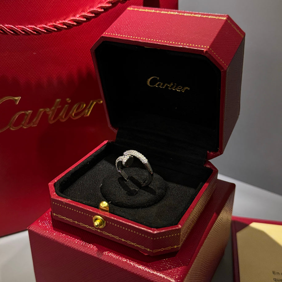 Cartier Çivi (Silver) Taşlı Yüzük