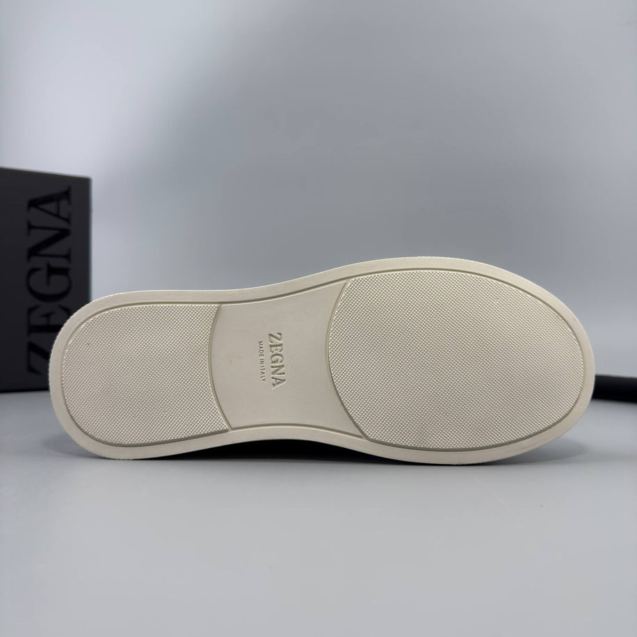 ZEGNA Triple Stitch Suede Sneaker