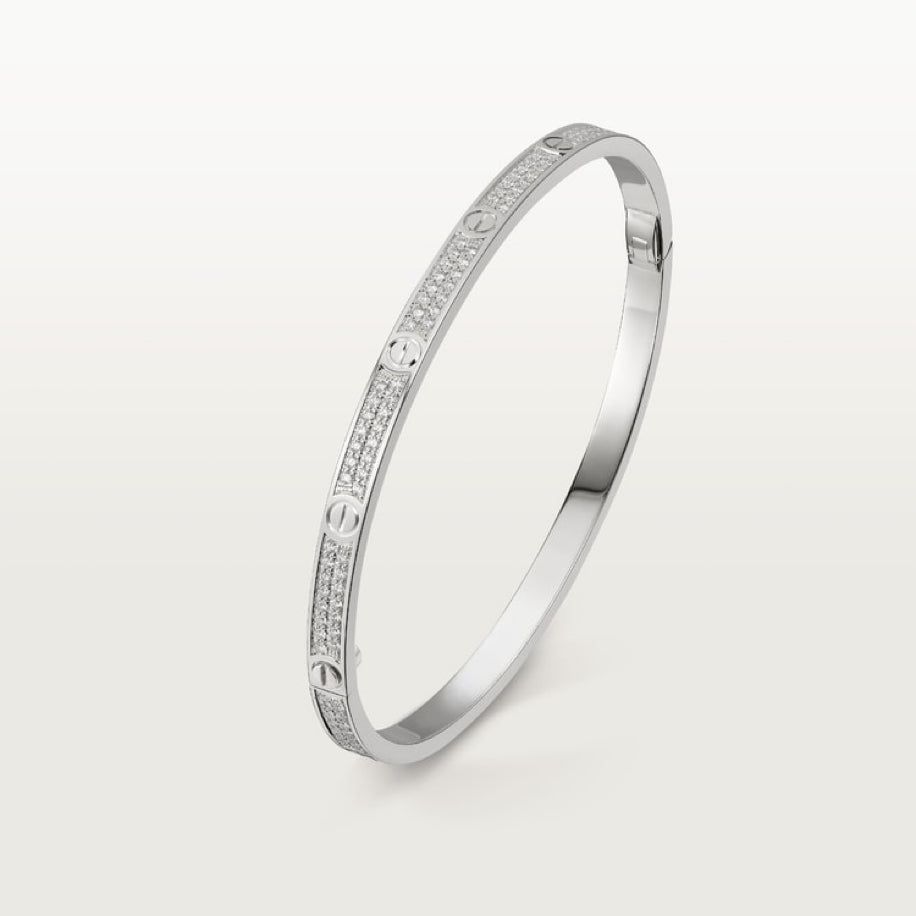 Cartier Unisex Bileklik ( Özel Ürün) Silver İnce