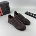 ZEGNA Triple Stitch Suede Sneaker