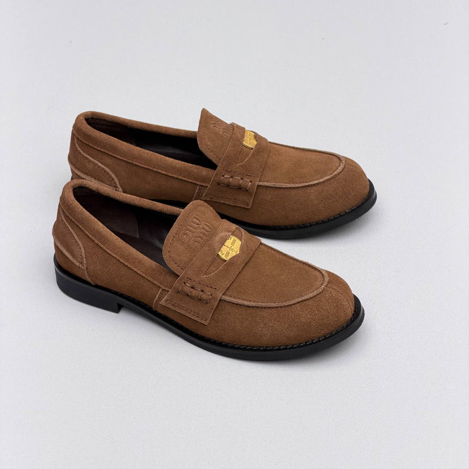 Miu Miu Suede Tassel Loafer