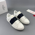 Valentino Open Leather Sneakers