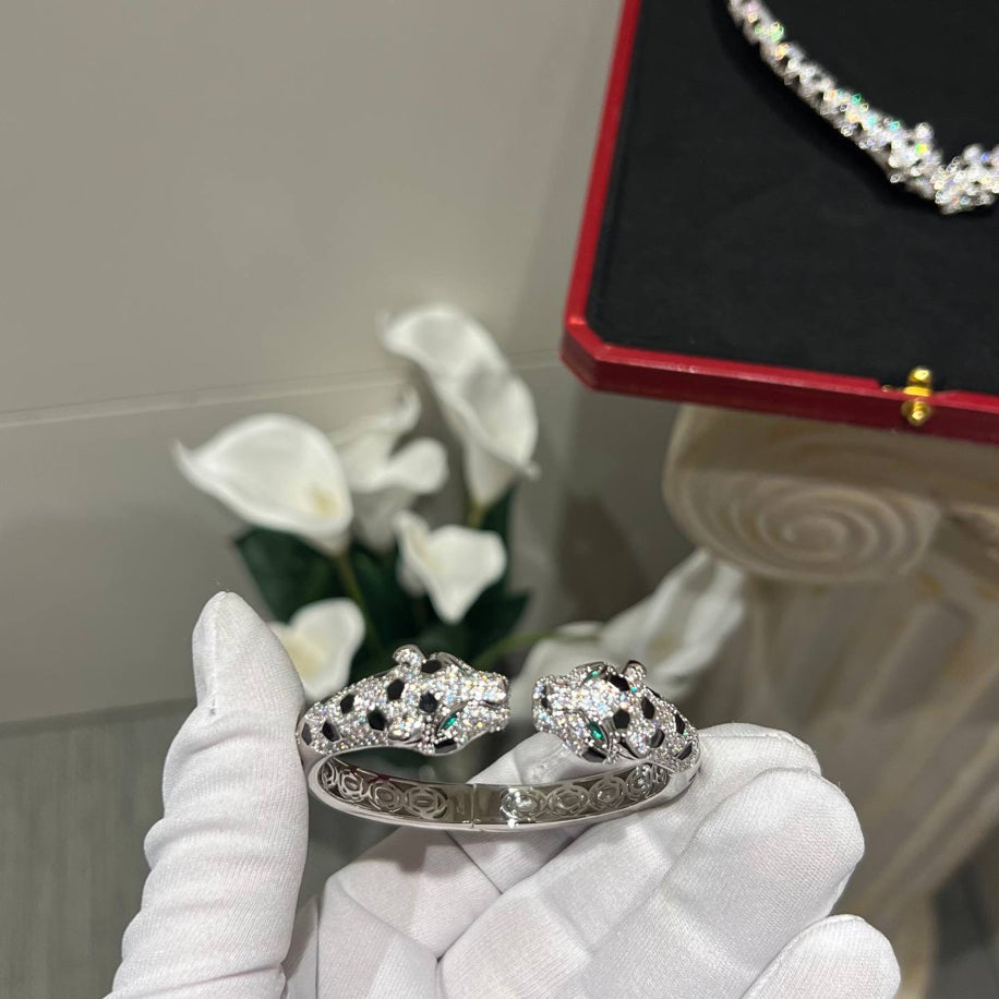Cartier Panther’e Silver Set