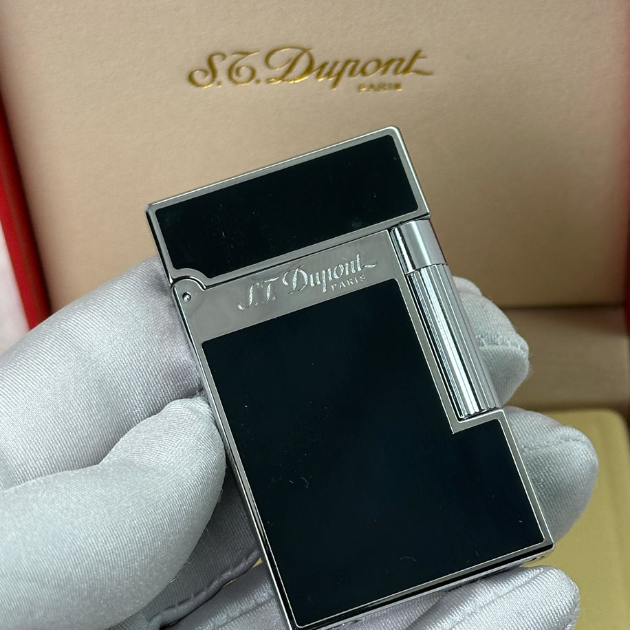 S.T. Dupont Ligne 2 Lacquer   Palladium Lighter