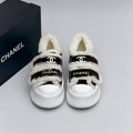 Chanel Shearling Strap Sneaker