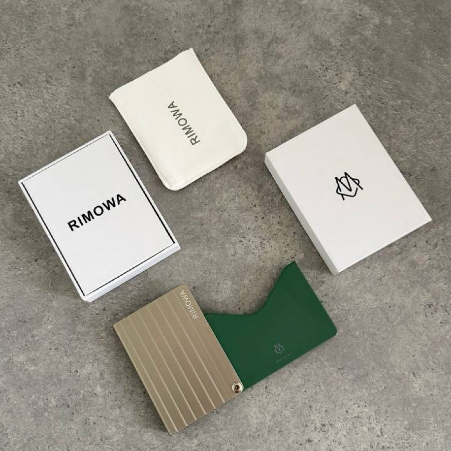 Rimowa Gold Green Full Box Kartlık