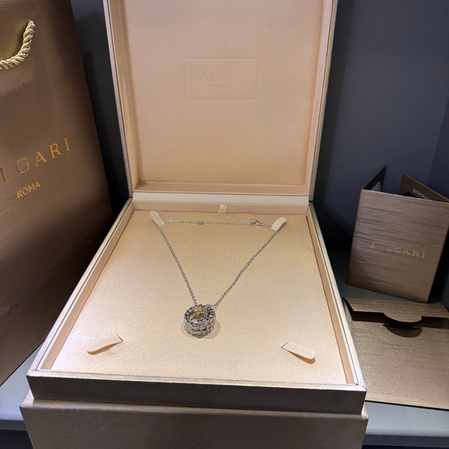 Bvlgari Serpenti Viper Taşlı Kolye
