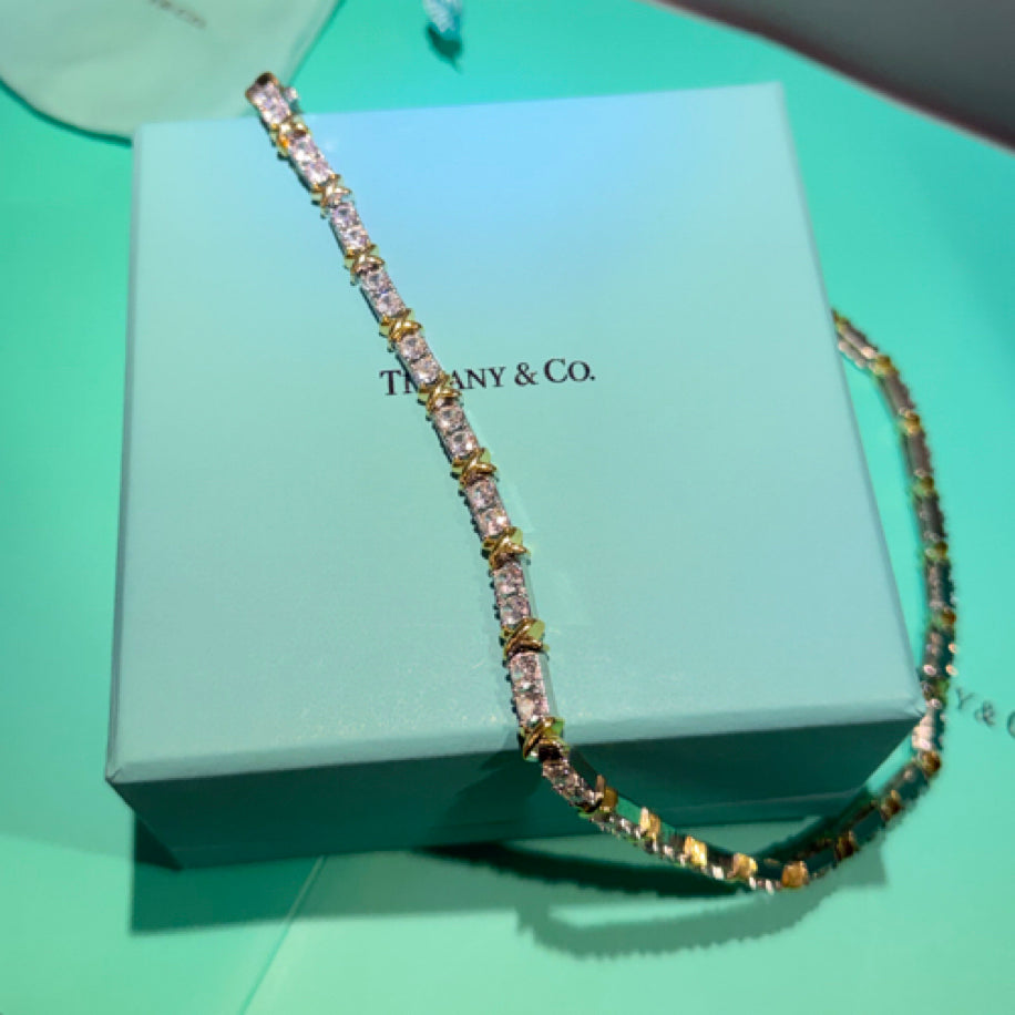 Tiffany (Gold Taşlı) Kolye