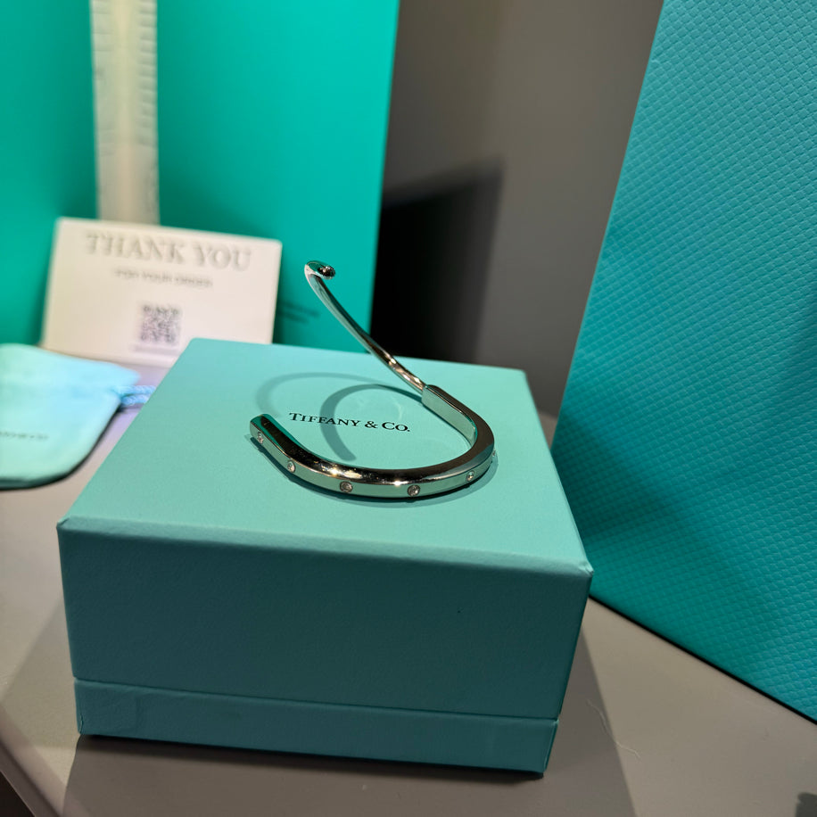Tiffany Lock Silver Taşlı Bileklik