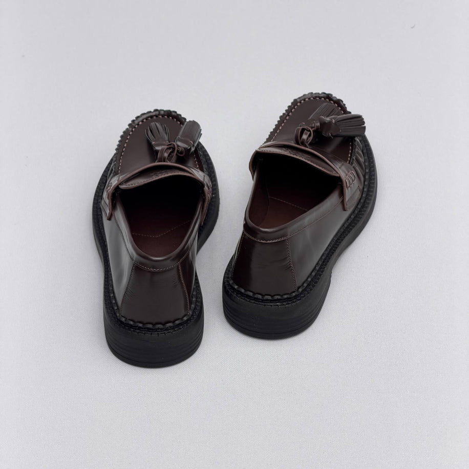 Miu Miu Leather Tassel Loafer
