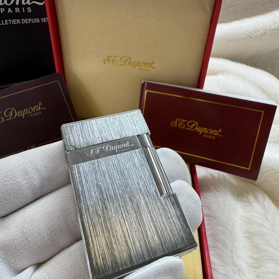 S.T. Dupont LIGNE 2 Full Silver Lighter