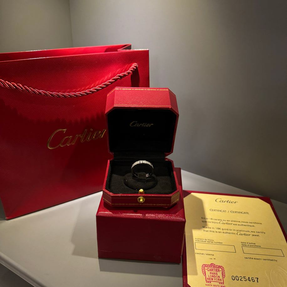 Cartier Love (Silver) Taşlı Yüzük